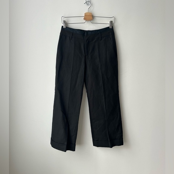 Comptoir des cotonniers linen wide leg ankle pant - Picture 2 of 12